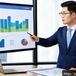 환경영향평가사 연봉 협상 팁 - A professional environment impact assessor confidently presenting a detailed project report in a mod...